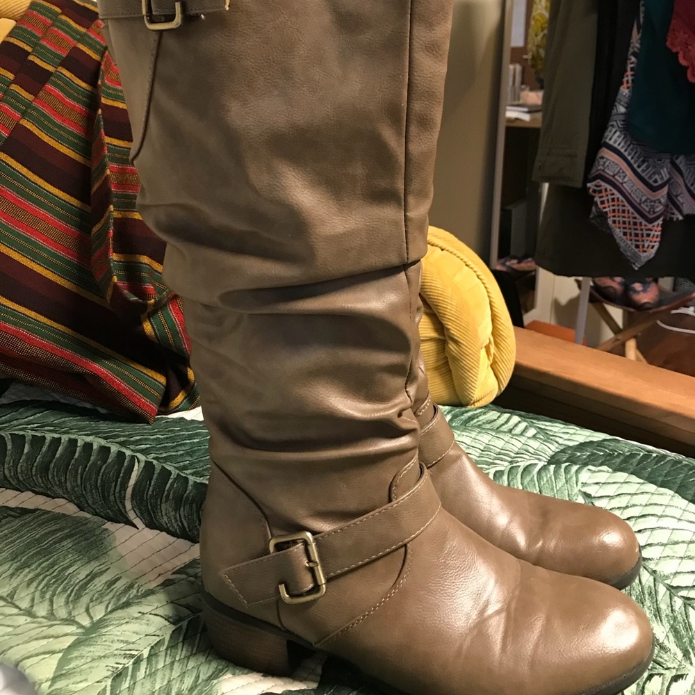Tan Tall Boots